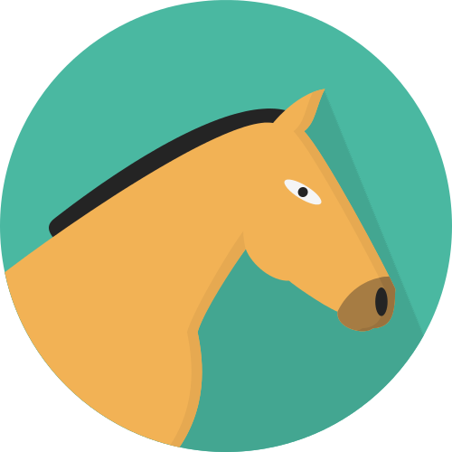 ASWNN's mascot, a horse with no name